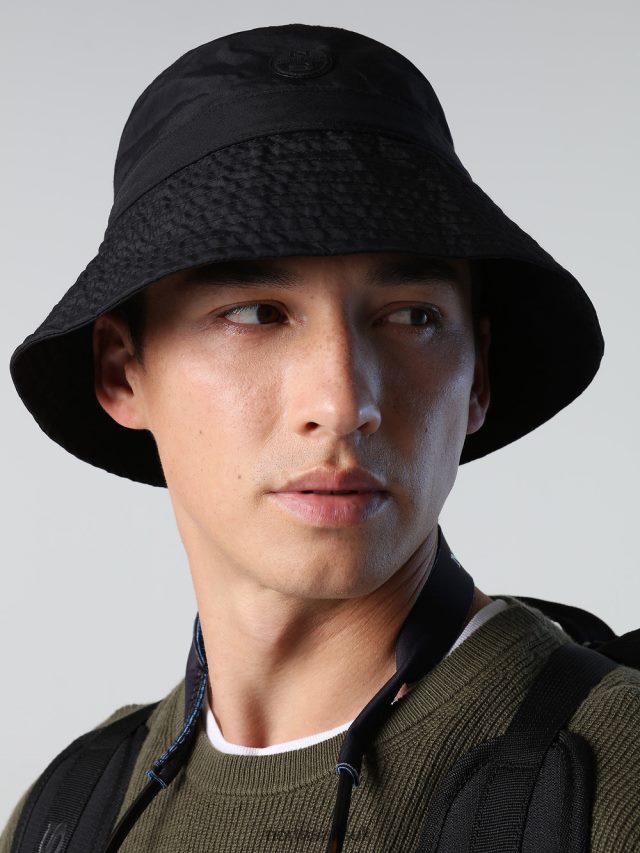 Men Black Accessories 4D6N845 North Sails RECYCLED FABRIC HAT