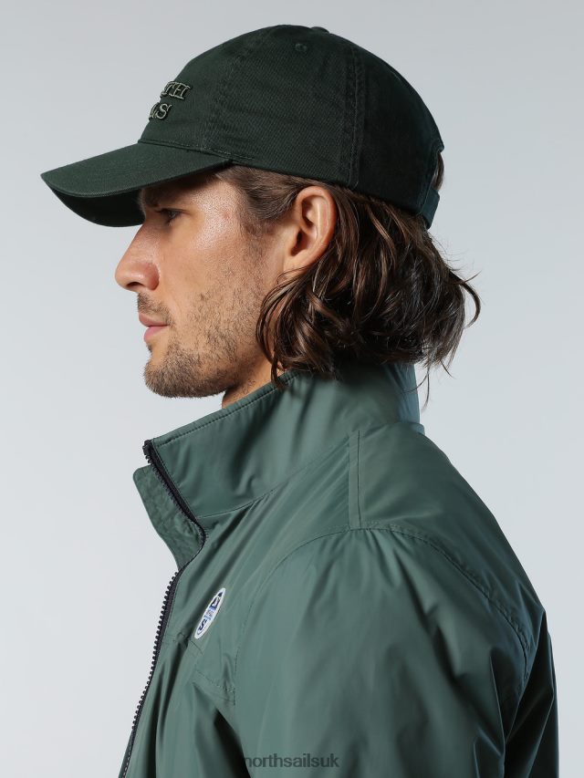 Men Military green Accessories 4D6N452 North Sails WASHED COTTON BASEBALL CAP