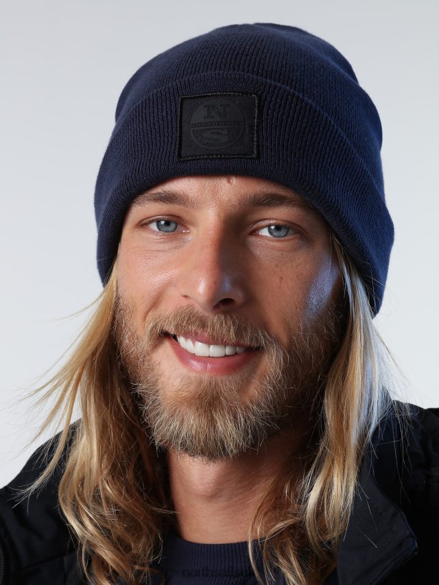 Men Navy blue Accessories 4D6N749 North Sails ORGANIC COTTON BEANIE
