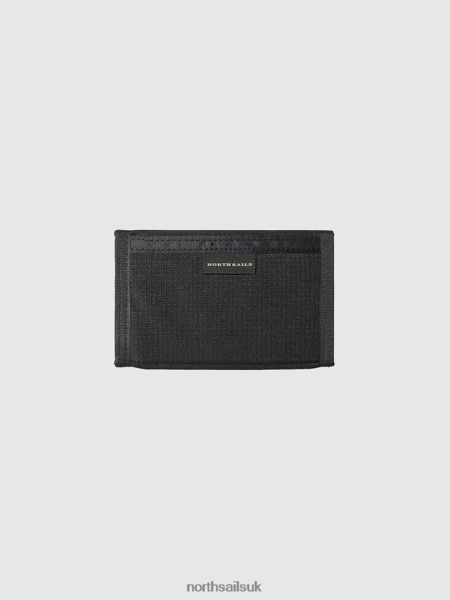 Men Black Accessories 4D6N696 North Sails RECYCLED RIPSTOP WALLET