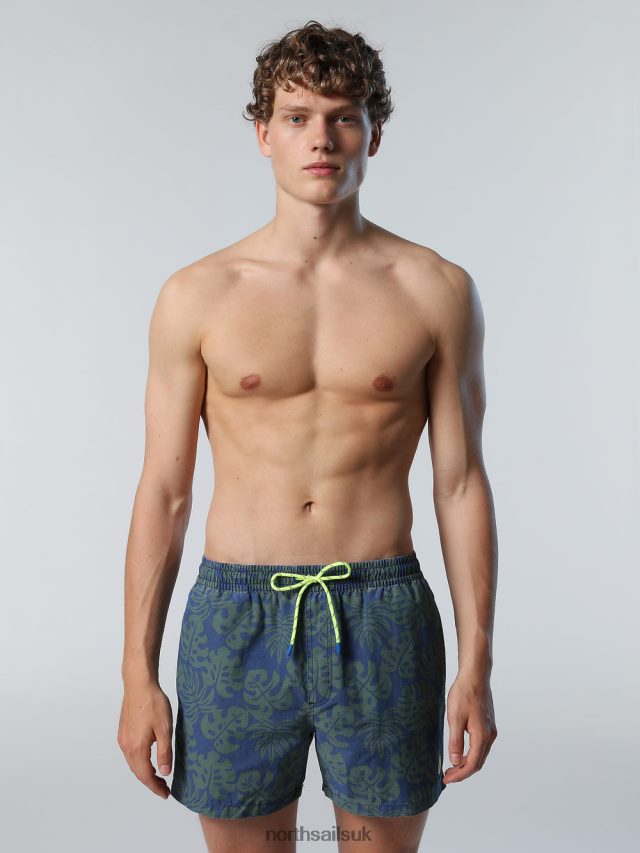 Men Combo 34 Beachwear 4D6N416 North Sails SWIM SHORTS WITH TROPICAL PRINT