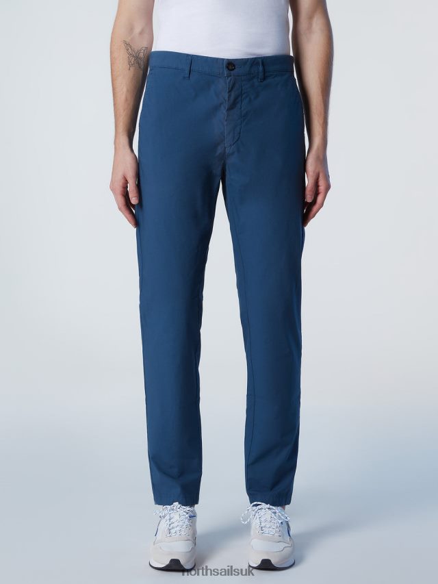 Men Dark denim Clothing 4D6N311 North Sails DEFENDER POPLIN CHINOS
