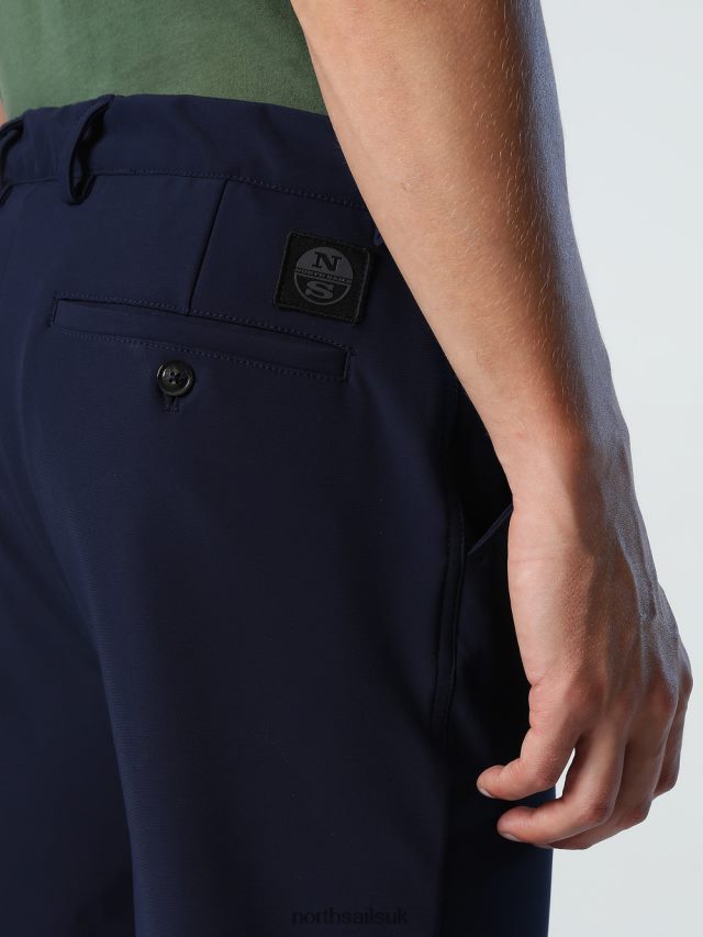 Men Navy blue Clothing 4D6N790 North Sails SLIM-FIT CHINOS
