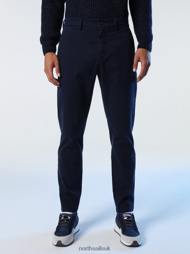 Men Navy blue Clothing 4D6N800 North Sails SLIM-FIT CHINOS