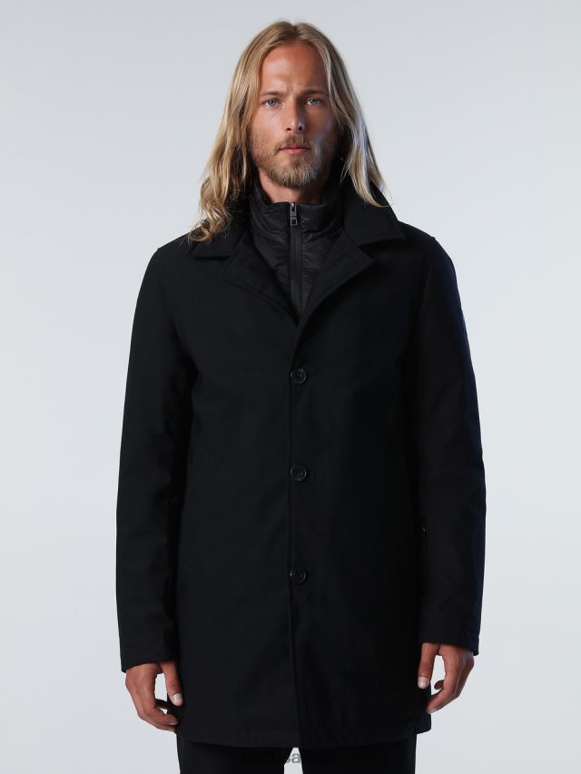 Men Black Clothing 4D6N1035 North Sails TECH TRENCH