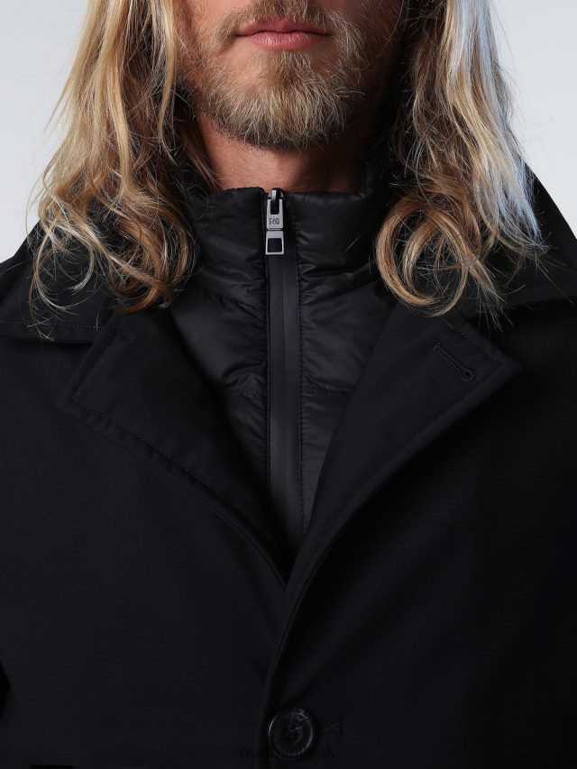 Men Black Clothing 4D6N1035 North Sails TECH TRENCH