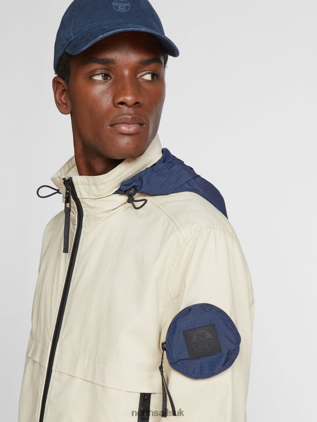 Men Beige Clothing 4D6N1222 North Sails RAIATEA JACKET