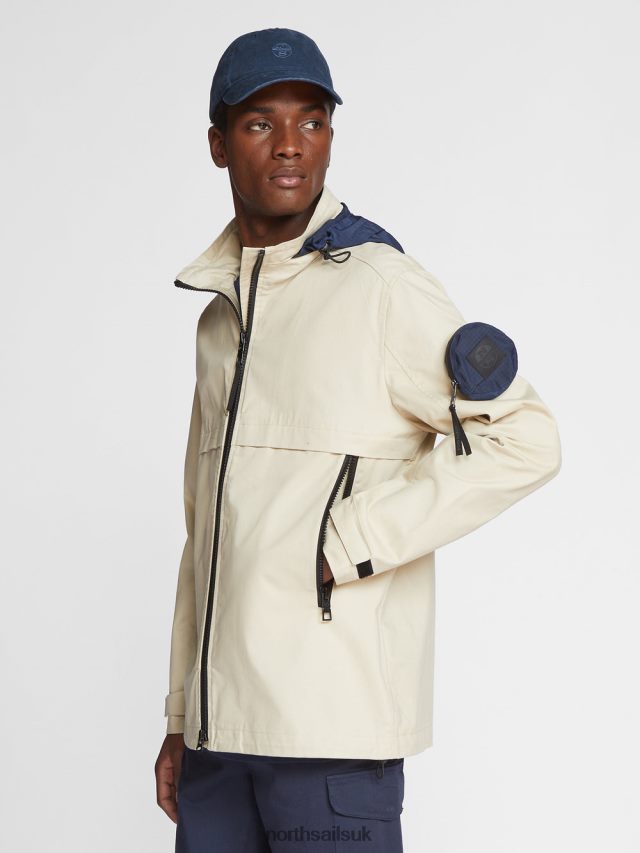 Men Beige Clothing 4D6N1222 North Sails RAIATEA JACKET