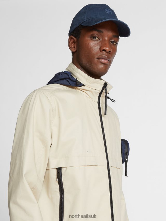 Men Beige Clothing 4D6N1222 North Sails RAIATEA JACKET