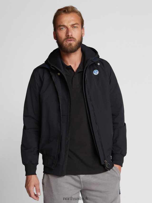 Men Black Clothing 4D6N1221 North Sails SAILOR JACKET