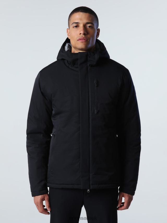Men Black Clothing 4D6N758 North Sails ADMIRAL JACKET