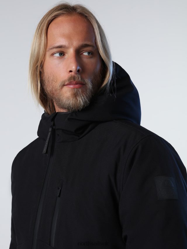 Men Black Clothing 4D6N762 North Sails STAVANGER JACKET