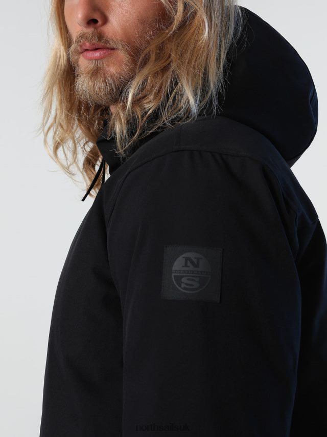 Men Black Clothing 4D6N859 North Sails HOBART JACKET
