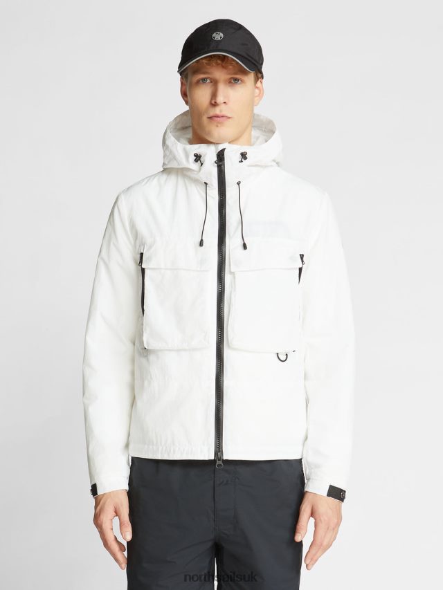 Men Blanc Clothing 4D6N1191 North Sails HOODED JACKET