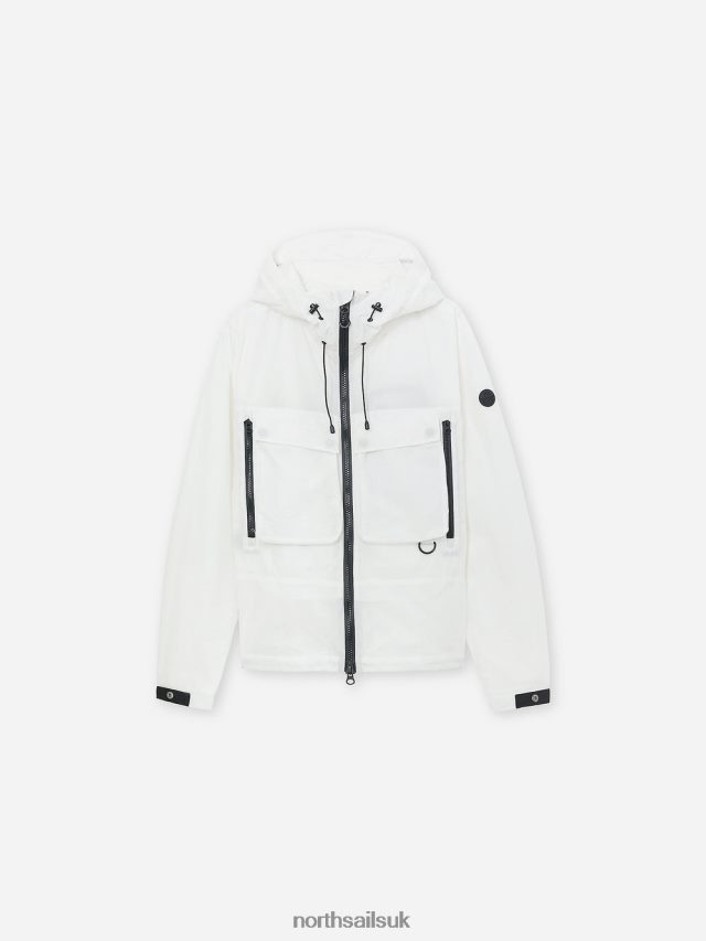 Men Blanc Clothing 4D6N1191 North Sails HOODED JACKET