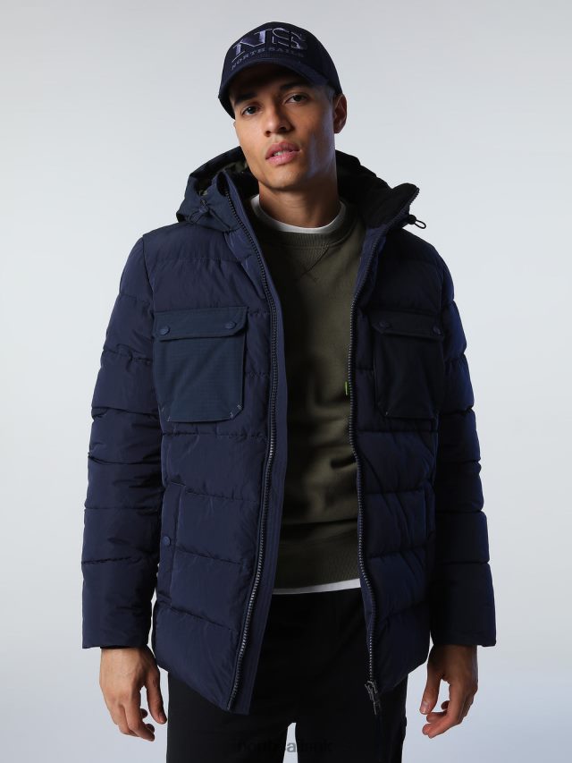 Men Navy blue Clothing 4D6N850 North Sails MOFFEN JACKET