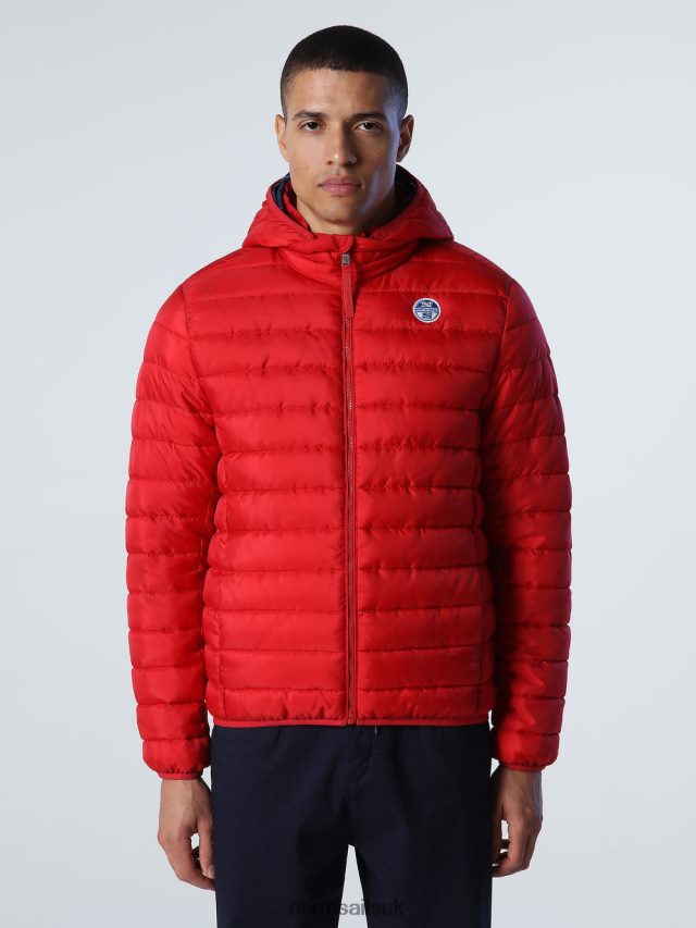 Men Red Clothing 4D6N960 North Sails SKYE PUFFER JACKET