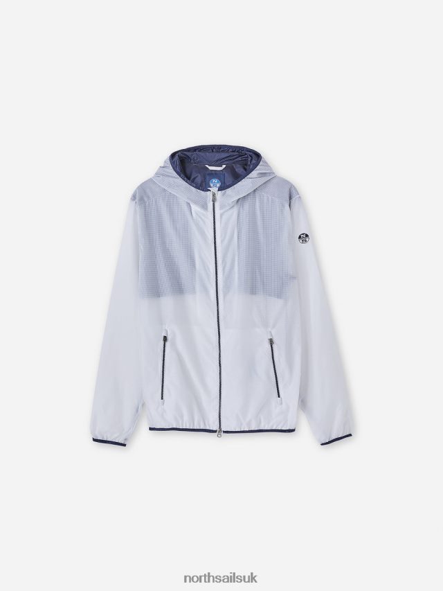 Men White Clothing 4D6N1095 North Sails REWIND JACKET