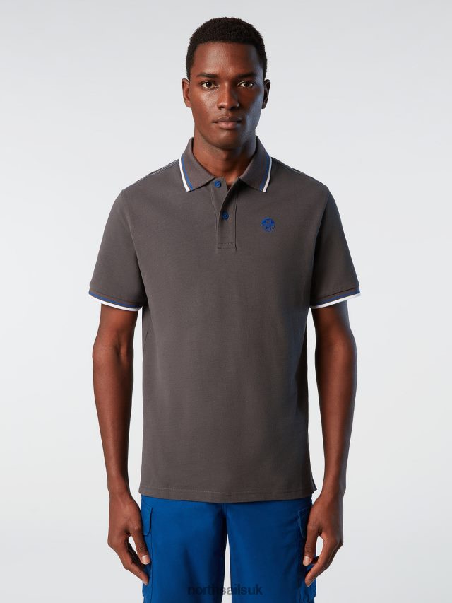 Men Asphalt Clothing 4D6N85 North Sails Organic Cotton Polo Shirt NEW