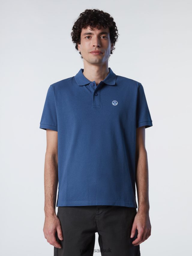 Men Dark denim Clothing 4D6N124 North Sails ORGANIC COTTON POLO SHIRT