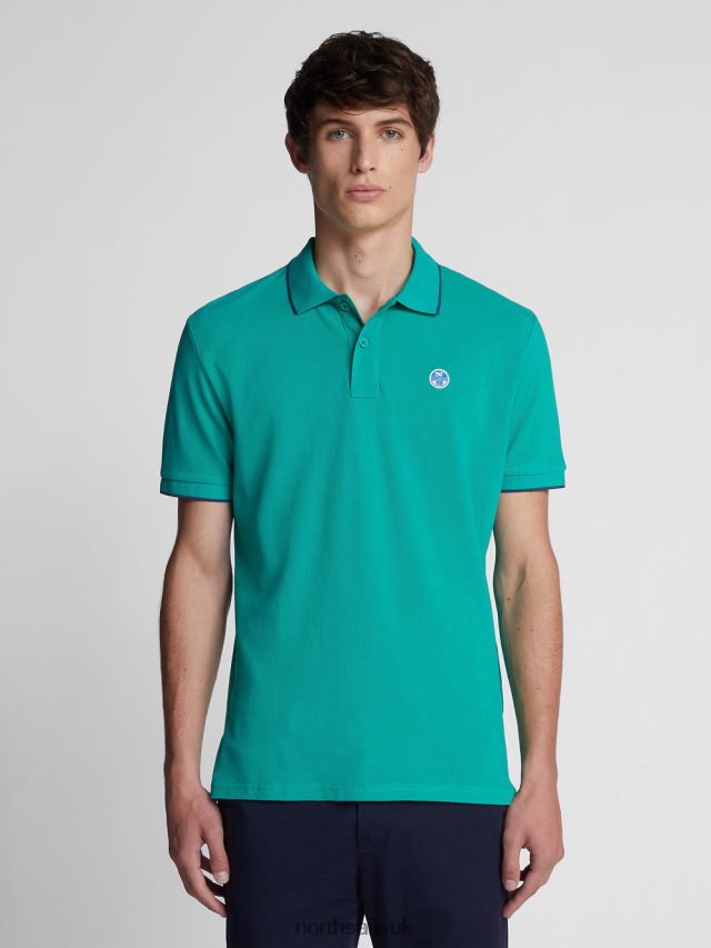 Men Emerald Clothing 4D6N1054 North Sails PRINTED POLO SHIRT