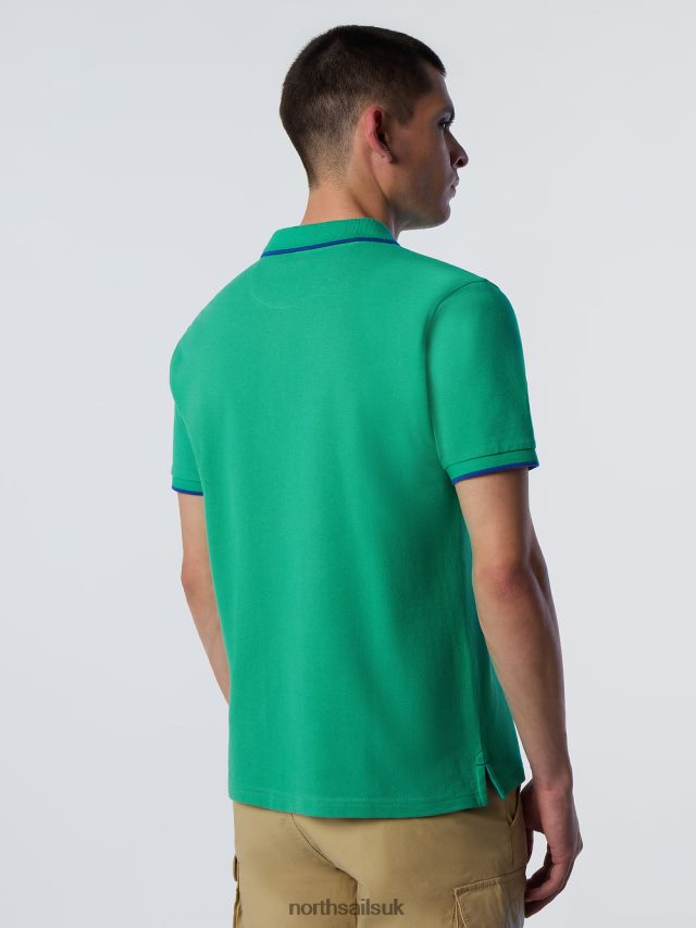 Men Garden green Clothing 4D6N69 North Sails Organic Cotton Polo Shirt SALE