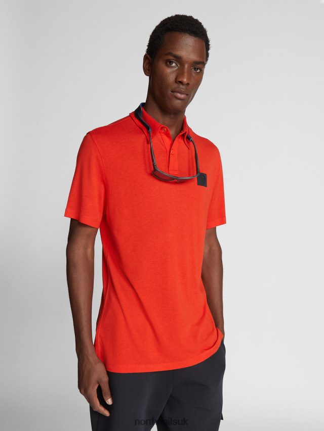 Men Lobster Clothing 4D6N1069 North Sails COTTON AND BAMBOO POLO SHIRT