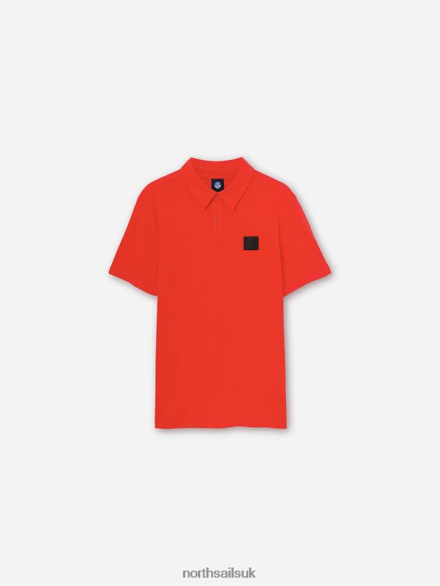 Men Lobster Clothing 4D6N1069 North Sails COTTON AND BAMBOO POLO SHIRT