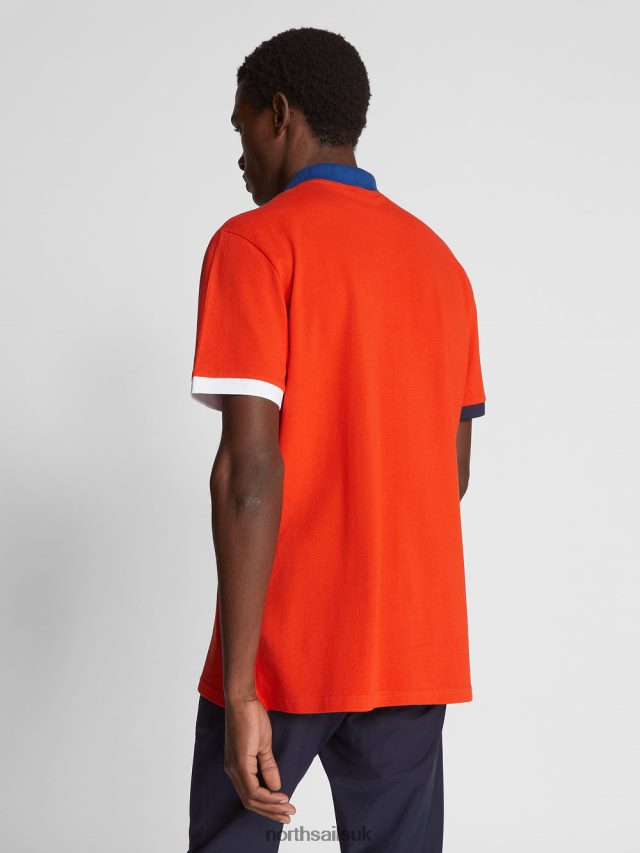 Men Lobster Clothing 4D6N1143 North Sails COLOUR-BLOCK POLO SHIRT