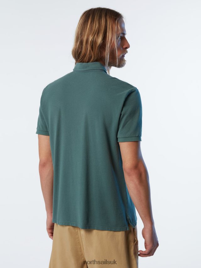 Men Military green Clothing 4D6N111 North Sails Organic Cotton Polo Shirt NEW