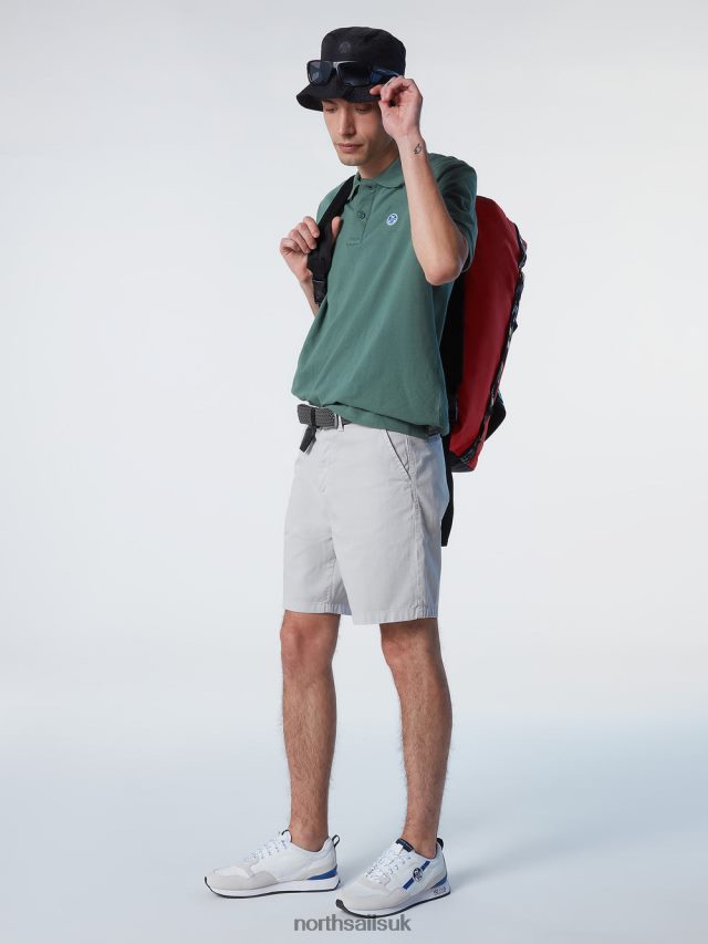 Men Military green Clothing 4D6N126 North Sails ORGANIC COTTON POLO SHIRT