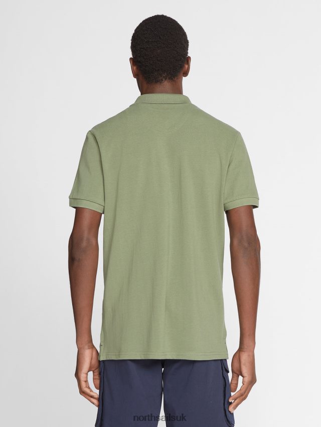 Men Olive green Clothing 4D6N1200 North Sails POLO SHIRT WITH CHEST LOGO