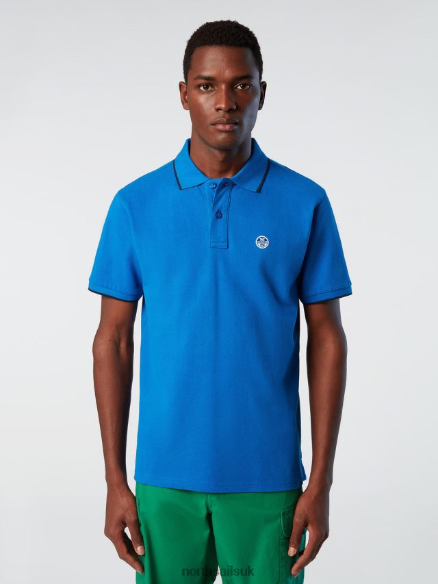 Men Royal Clothing 4D6N73 North Sails Organic Cotton Polo Shirt SALE