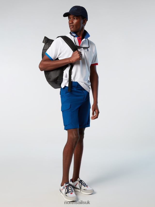 Men White Clothing 4D6N96 North Sails Organic Cotton Polo Shirt NEW