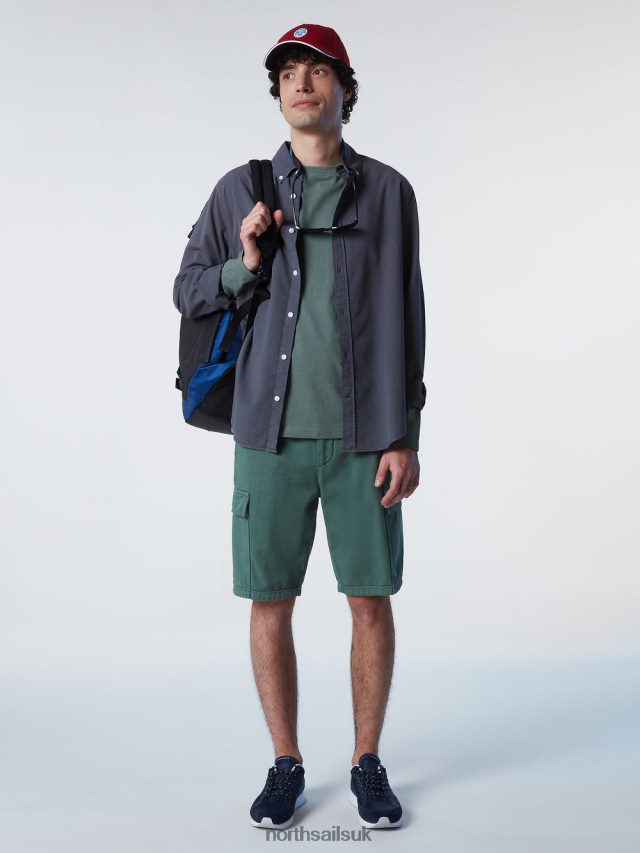 Men Asphalt Clothing 4D6N209 North Sails GABARDINE SHIRT