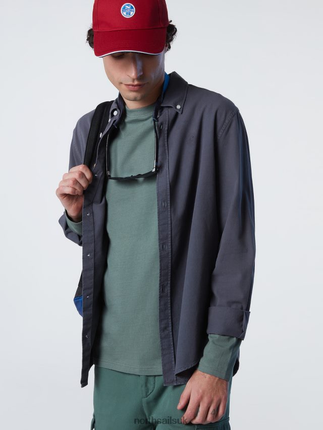 Men Asphalt Clothing 4D6N209 North Sails GABARDINE SHIRT