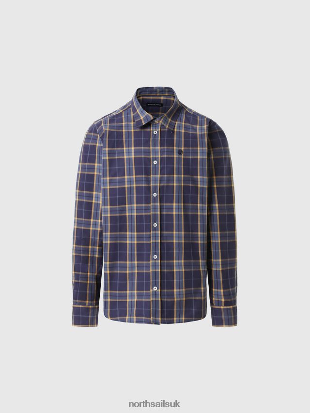 Men Combo 1 Clothing 4D6N683 North Sails CHECKED COTTON SHIRT