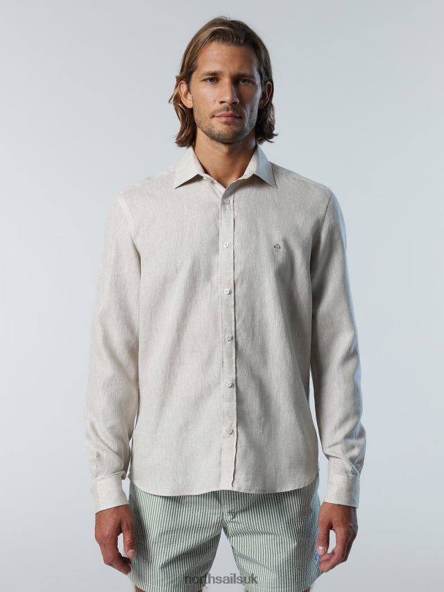 Men Dove Clothing 4D6N225 North Sails LINEN SHIRT