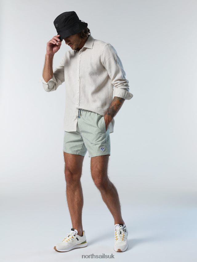 Men Dove Clothing 4D6N225 North Sails LINEN SHIRT