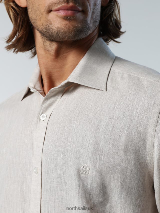 Men Dove Clothing 4D6N225 North Sails LINEN SHIRT