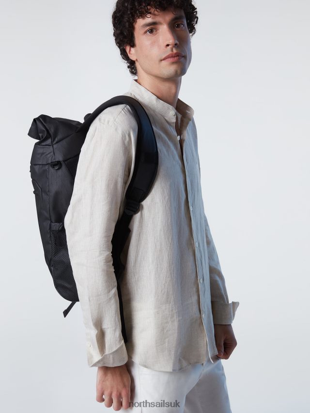 Men Dove Clothing 4D6N234 North Sails MANDARIN COLLAR SHIRT