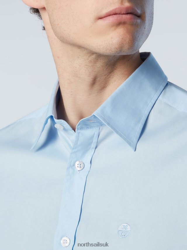 Men Light blue Clothing 4D6N203 North Sails POPLIN SHIRT