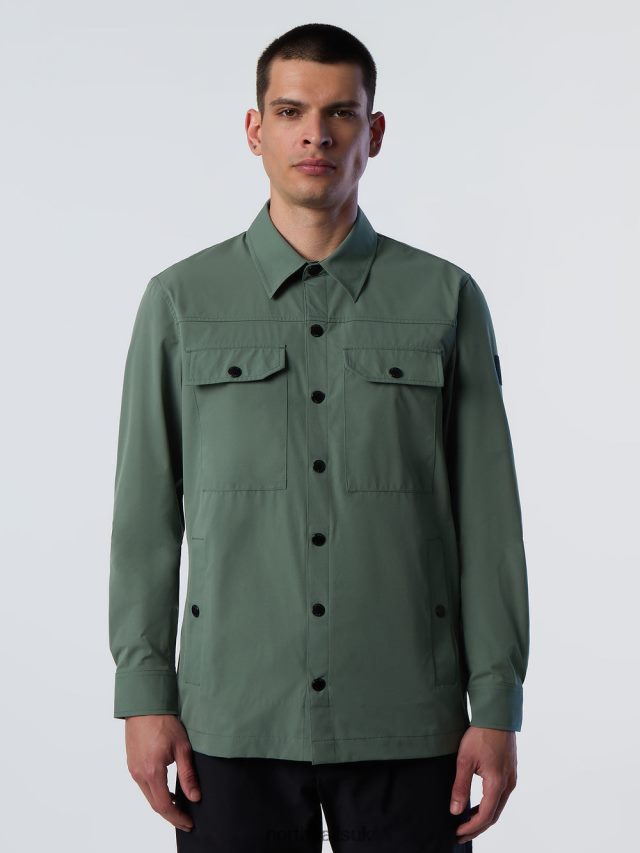 Men Military green Clothing 4D6N40 North Sails DOWNDRIFT OVERSHIRT