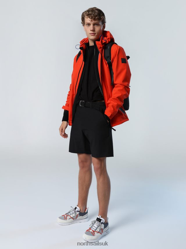 Men Black Clothing 4D6N350 North Sails COMFORT TECH CHINO SHORTS