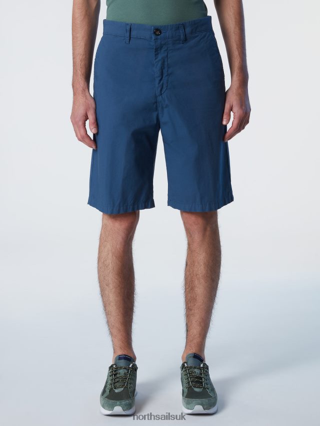 Men Dark denim Clothing 4D6N342 North Sails ORGANIC COTTON CHINO SHORTS