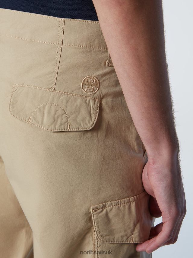 Men Honey Clothing 4D6N329 North Sails ECO-POPLIN CARGO SHORTS