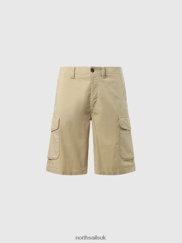 Men Honey Clothing 4D6N329 North Sails ECO-POPLIN CARGO SHORTS