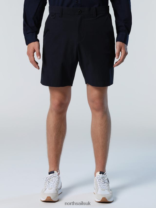 Men Navy blue Clothing 4D6N349 North Sails COMFORT TECH CHINO SHORTS