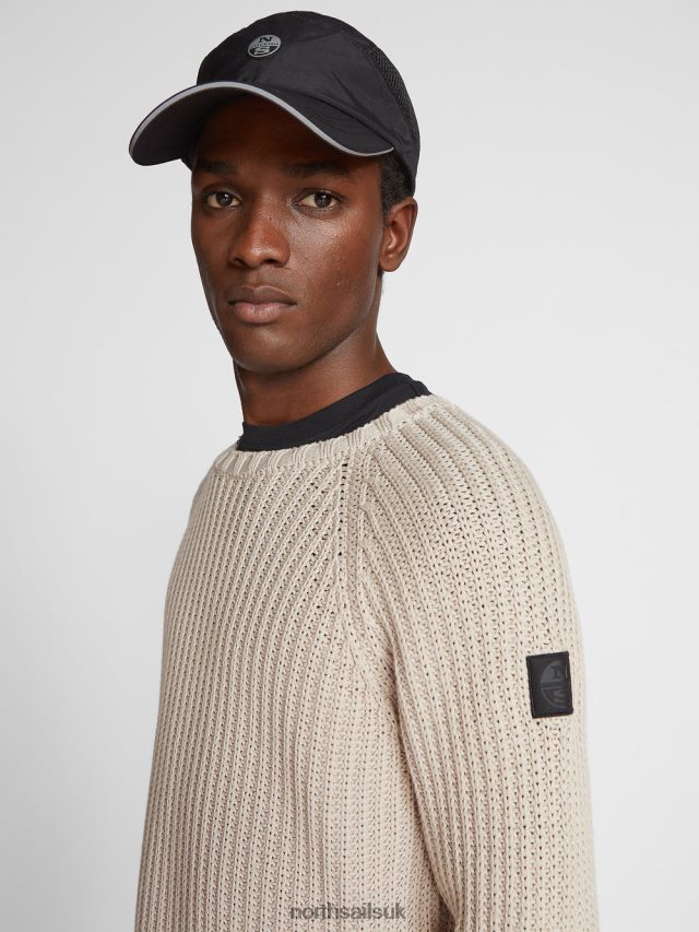 Men Beige Clothing 4D6N1102 North Sails CREW-NECK JUMPER
