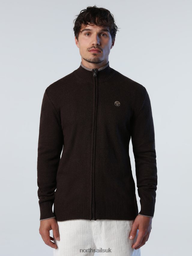 Men Cocoa Clothing 4D6N765 North Sails ECO-CASHMERE CARDIGAN